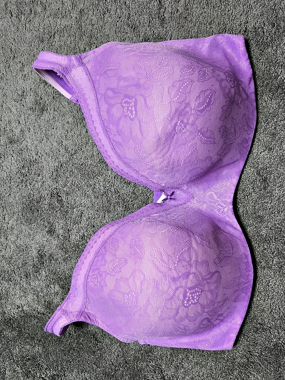 CACIQUE Purple Lace Bra Size 44H